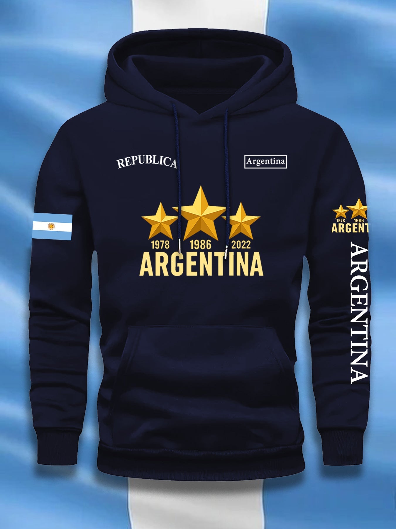Sudadera Tres Estrellas · Edición Campeón del Mundo